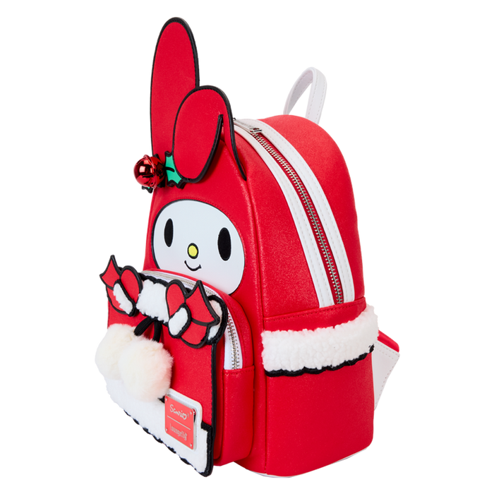 Loungefly! Leather: Sanrio My Melody Winter Mini Backpack