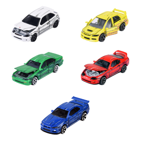 Majorette Japan Series Die-Cast Cars Gift Pack, 5pcs.