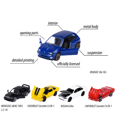 Majorette Youngsters Auto's Giftpack, 5 pcs.