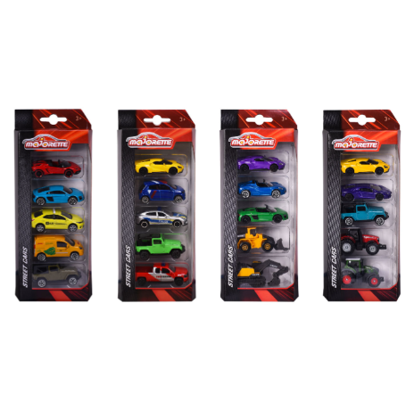 Majorette Street Cars Cars, 5pcs.