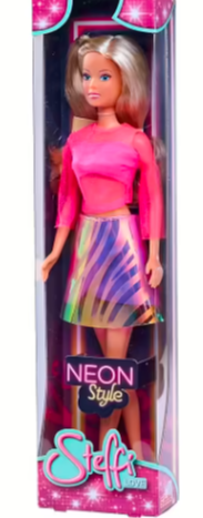 Smoby Doll Steffi Love Neon style, 2 types