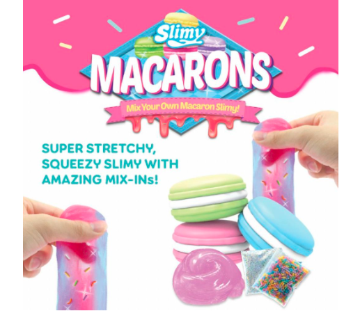 Slimy Macarons in Blister Card 33810 Pack of 2 - Asst.