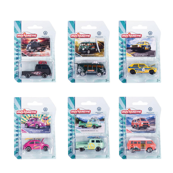 Majorette VW The Originals Premium Cars, 6- Assorted