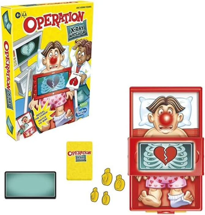 Hasbro Operation X-Ray Match Up Board Game