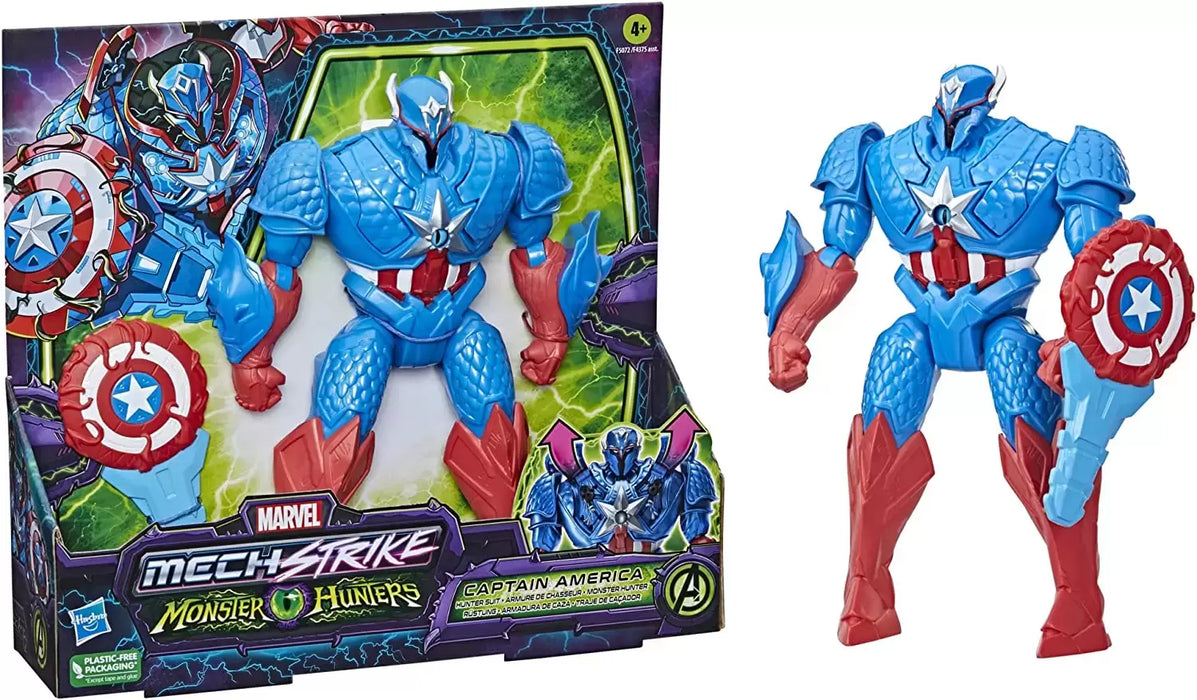 Hasbro Marvel Avengers Mech Strike Monster Hunters – Captain America