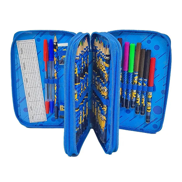 Minions: The Rise of Gru - 3 Zippers Pencil Case