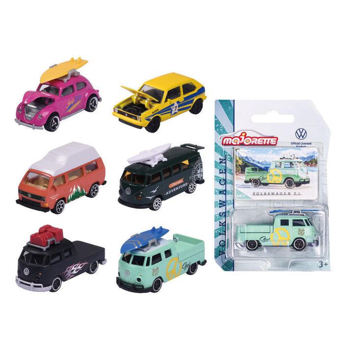 Majorette VW The Originals Premium Cars, 6- Assorted