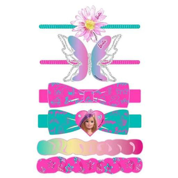 Barbie Hair Accessories pack 6pcs