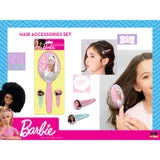 Barbie Hair brush with 2 Clips 3pcs