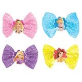 Princess Hair Bow Clips (Set of 4)