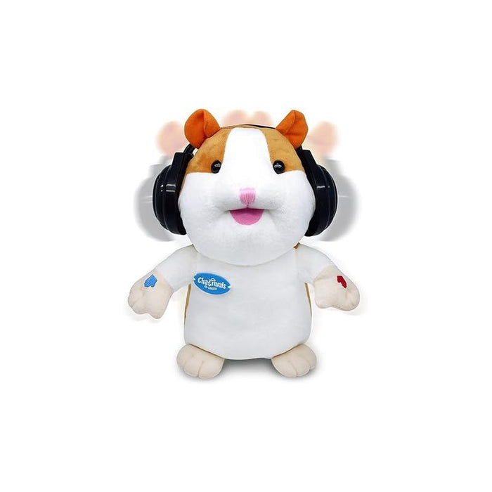 Chatimals Bluetooth Interactive Hamster Talkback Dancing Soft Toys, 80640
