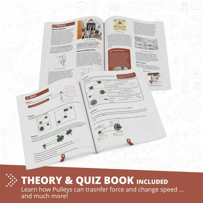 Construction Set Engino Discovering STEM - MECHANICS: Pulley Drives