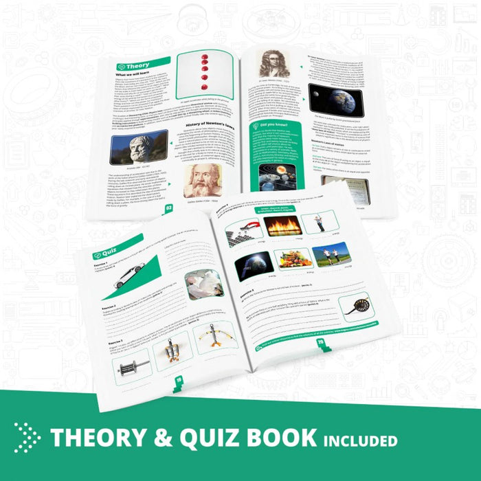 Construction Set Engino Discovering STEM - PHYSICS LAWS: Inertia, Friction, Circular Motion and Energy Conversion