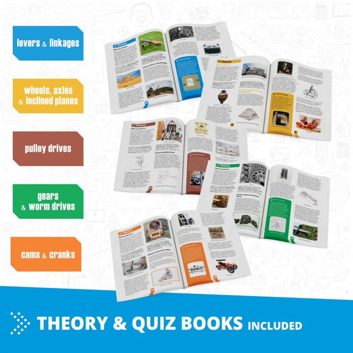 Construction Set Engino Discovering STEM - SIMPLE MACHINES: mechanisms that multiply force