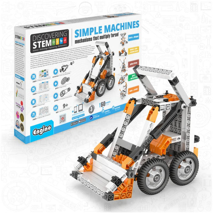 Construction Set Engino Discovering STEM - SIMPLE MACHINES: mechanisms that multiply force