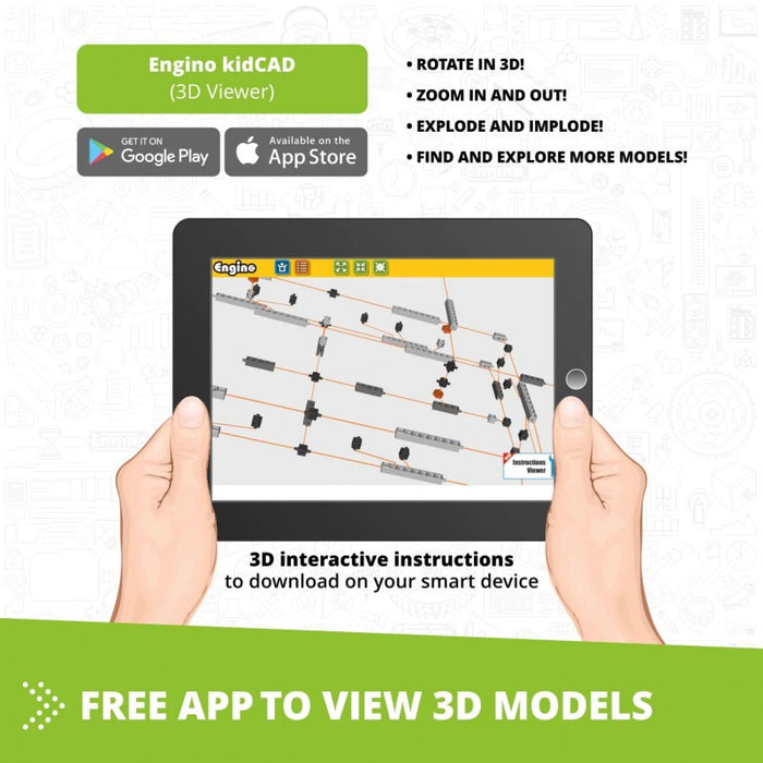 Construction Set Engino Discovering STEM - SOLAR POWER: Converting sunlight to electricity