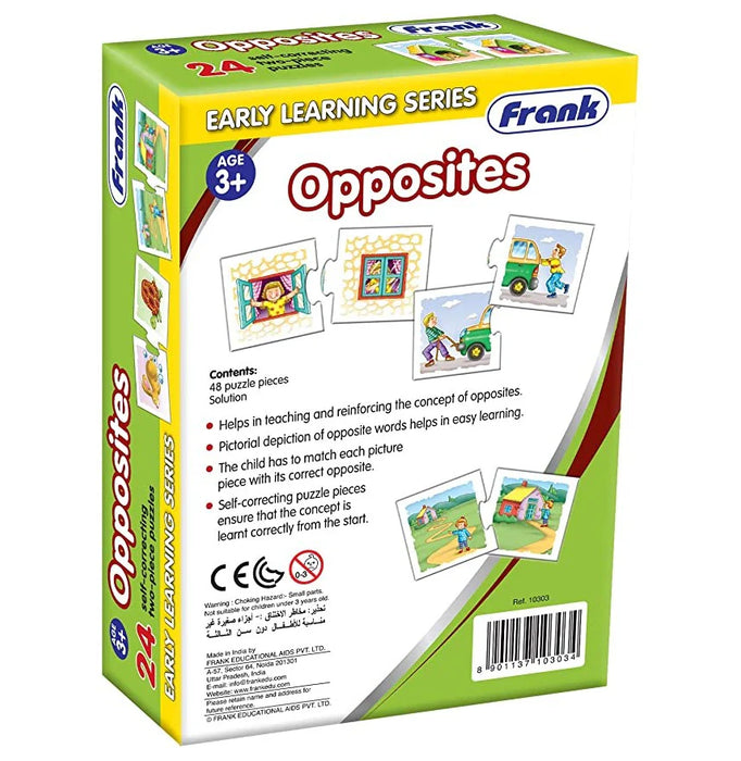 Frank Puzzle: Early Learning - Opposites
