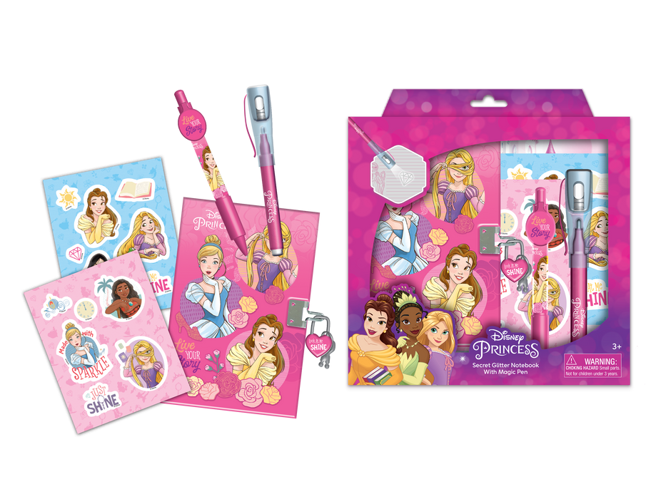Princess Secret Notebook with Magic Pen