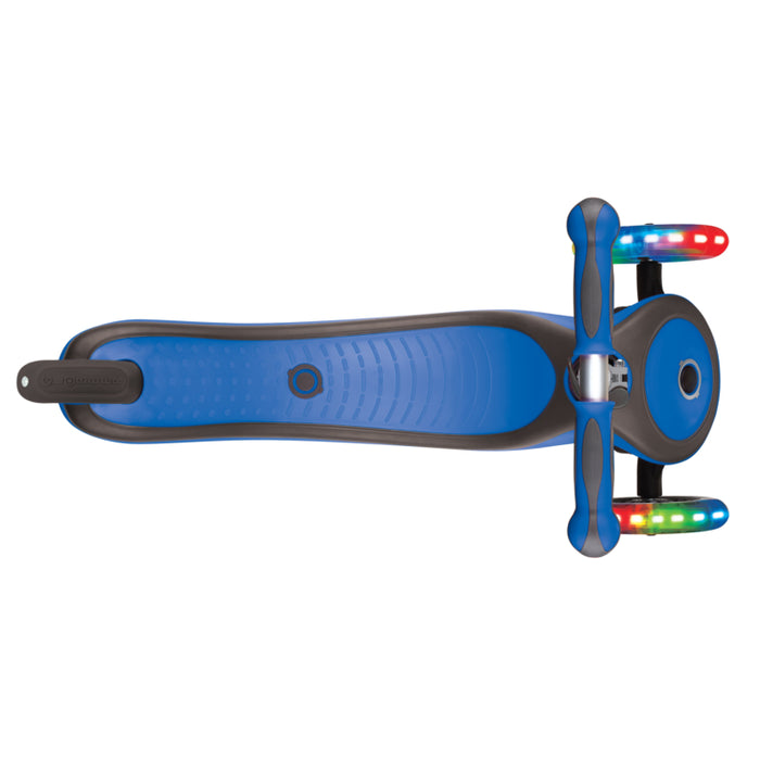 Globber - Primo Plus Lights Scooter V2 - Navy Blue