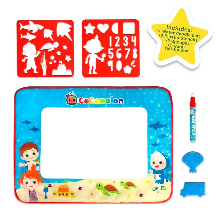 Cocomelon Aqua Matt With Stencils - PK12