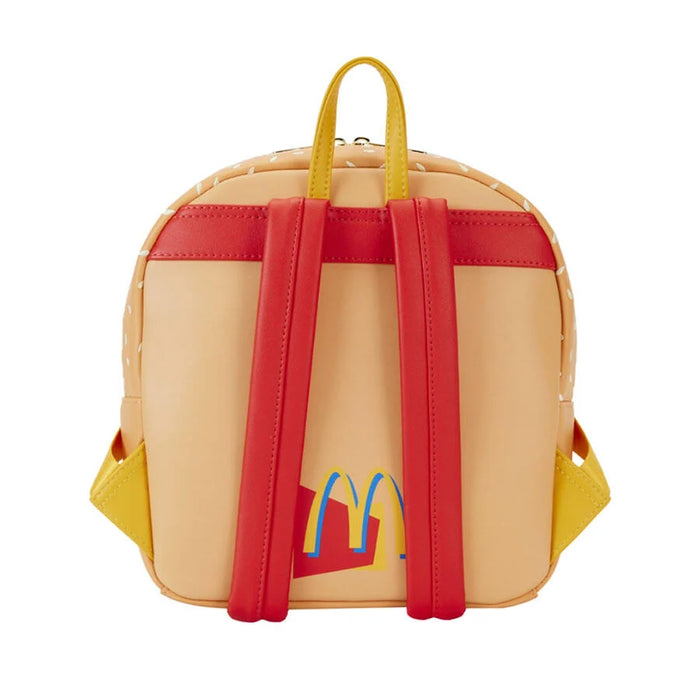 Loungefly! Leather: McDonalds Big Mac Mini Backpack