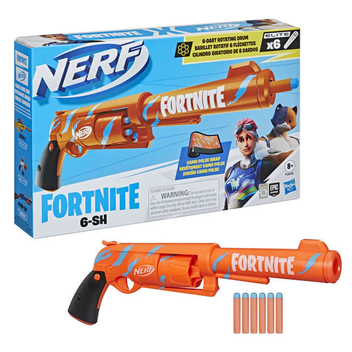 Hasbro Nerf Fortnite 6-SH Dart Blaster