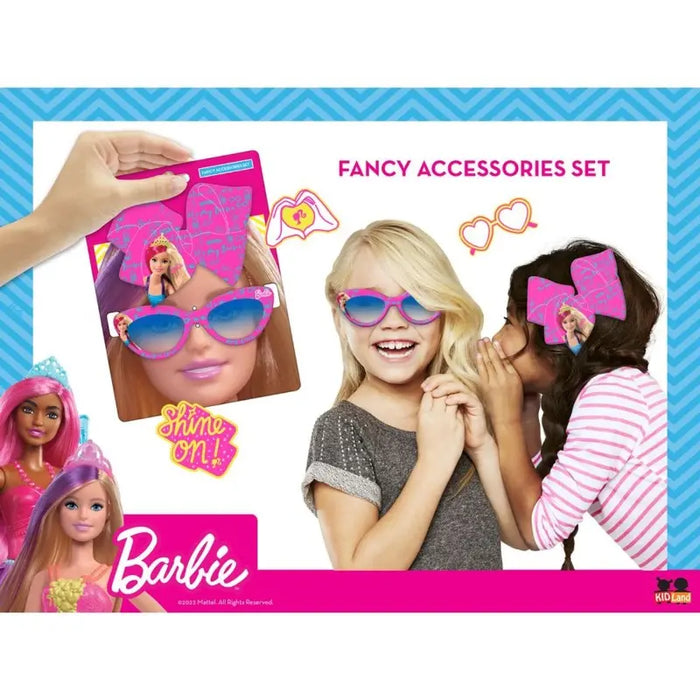 Barbie Bow Clips with Sunglasses
