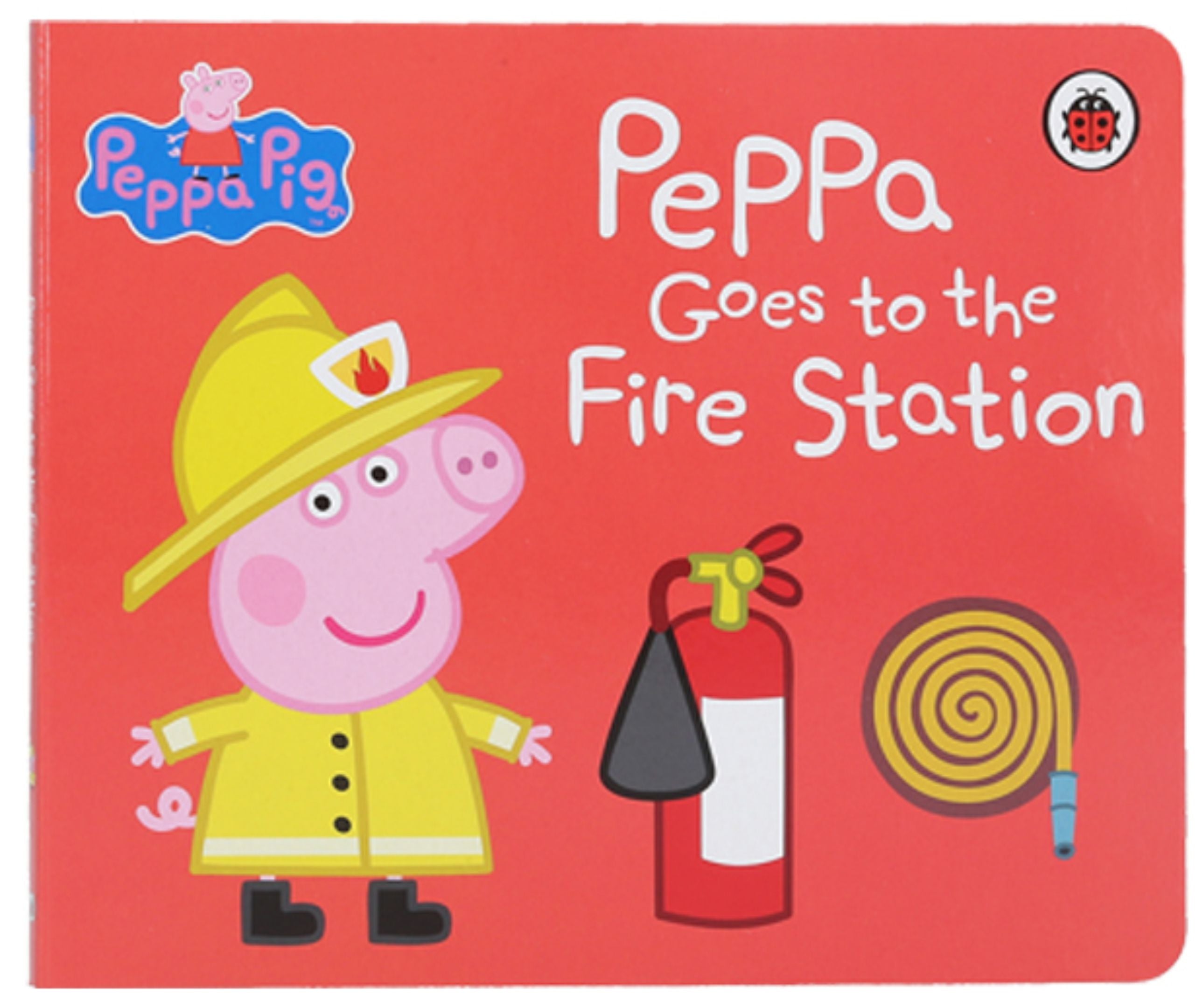 Peppa Pig Goes to the Fire Station (Board Book)