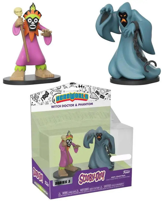 Funko Hero World: Scooby-Doo – Phantom & Witch Doctor 2-Pack