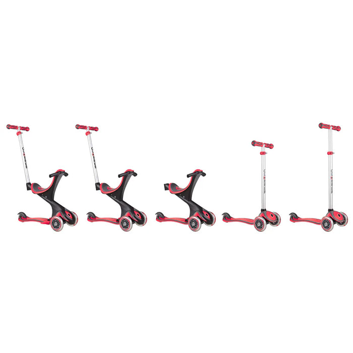 Globber Scooter - Evo Comfort (5 in 1 V2) Red