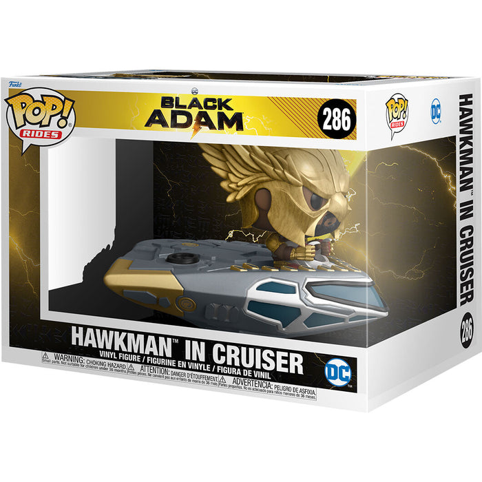 Pop Ride! Supdlx: Heroes: Dc Black Adam- Hawkman In Cruiser
