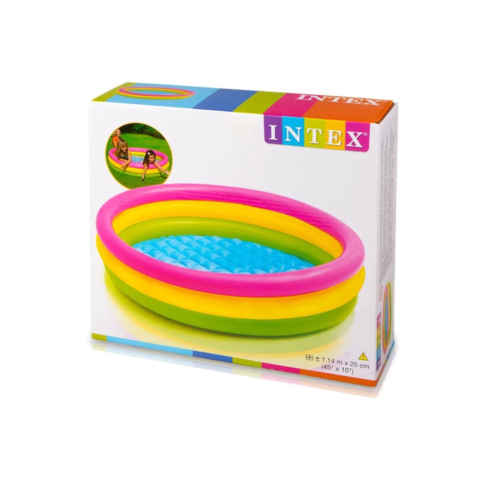 INTEX Inflatable Kids Pool 114X25εκ Sunset Glow Pool 57412
