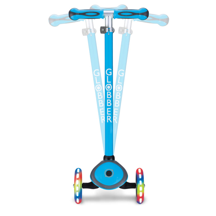 Globber - Primo Plus Lights Scooter V2 - Sky Blue