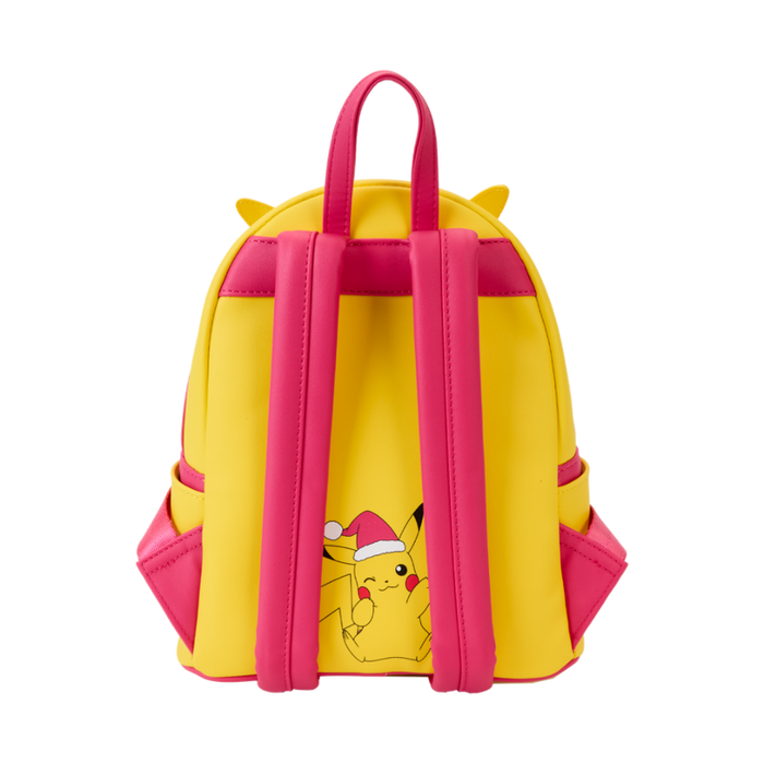 Loungefly! Leather: Pokemon Holiday Pikachu Mini Backpack