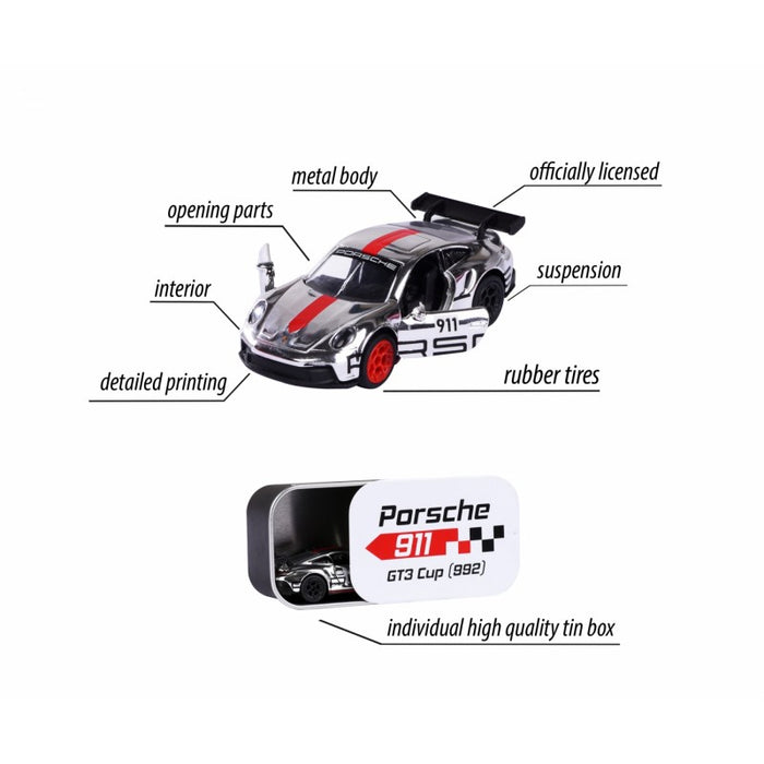 Majorette - 1/64 - Porsche Deluxe Assortment - 5x Set