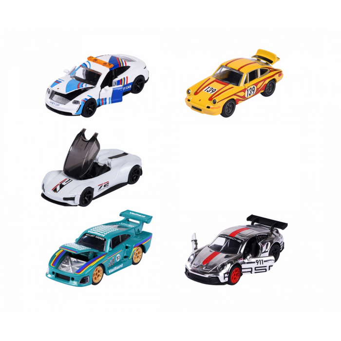 Majorette - 1/64 - Porsche Deluxe Assortment - 5x Set