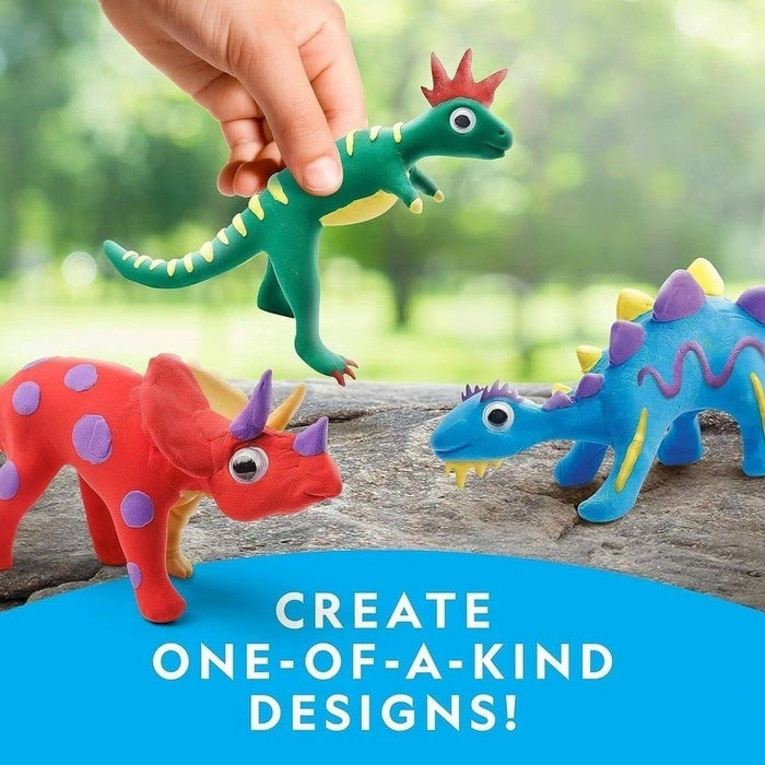 National Geographic: Clay Dinosaur Modeling Kit (3 Dino)
