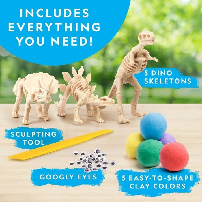 National Geographic: Clay Dinosaur Modeling Kit (3 Dino)