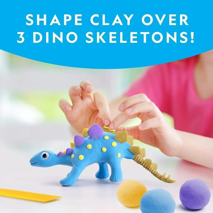 National Geographic: Clay Dinosaur Modeling Kit (3 Dino)