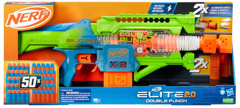 Hasbro Nerf Elite 2.0 Double Punch Dart Blaster