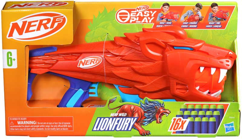 Hasbro Nerf Elite Junior Wild Lionfury Blaster