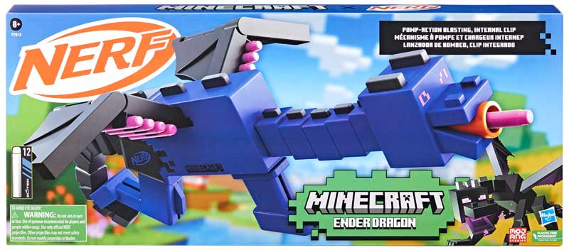 Hasbro Nerf Minecraft Ender Dragon Dart Blaster