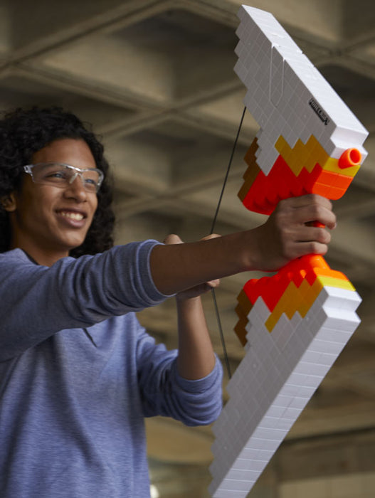 The Hasbro Nerf Minecraft Sabrewing Dart Blaster