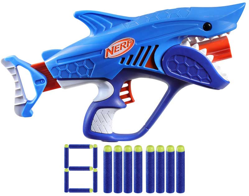 Hasbro NERF Elite Junior Sharkfire Dart Blaster