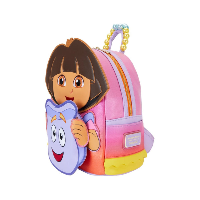 Loungefly! Leather: Nickelodeon Dora Backpack Cosplay Mini Backpack