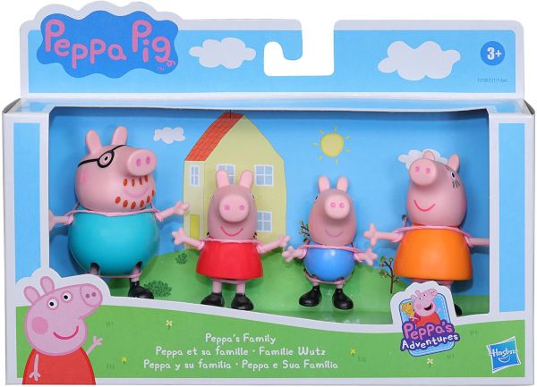 Hasbro Peppa Pig Family Figure 4-Pack