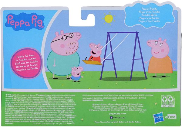 Hasbro Peppa Pig Family Figure 4-Pack
