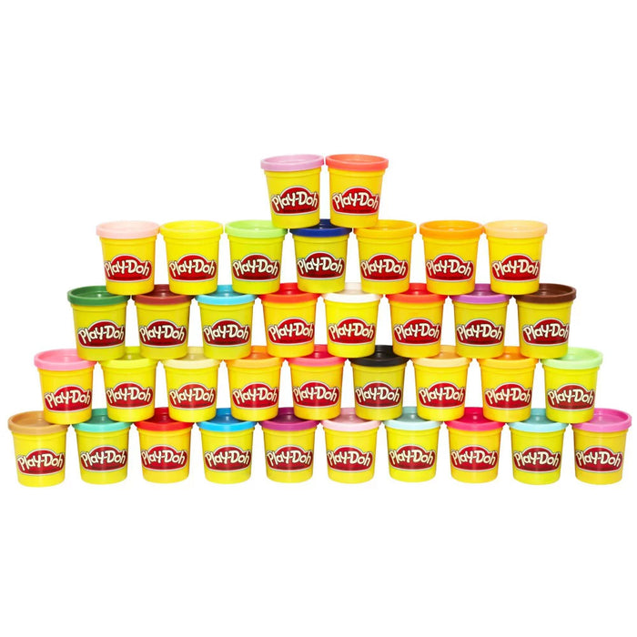 Play-Doh - Plasticine Mega Pack Set of 36 tubes with different colors 36834