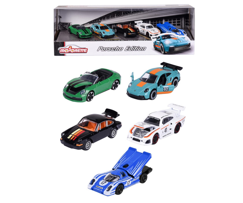 Majorette Porsche Motorsport 5 pce gift maj-212053172 pack 3467452073223