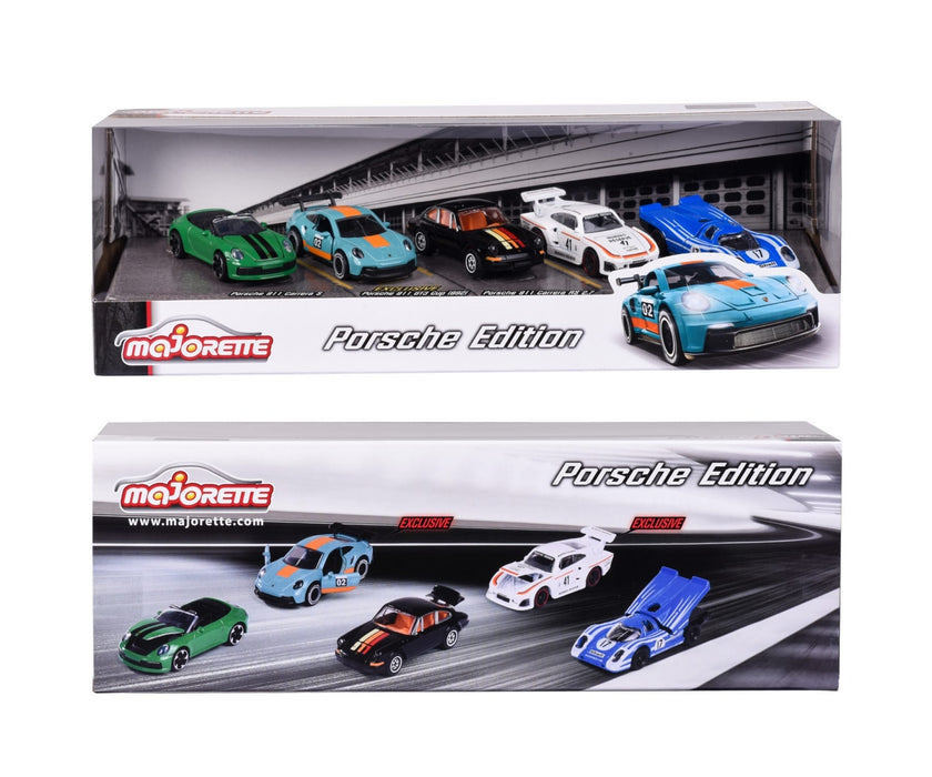 Majorette Porsche Motorsport 5 pce gift maj-212053172 pack 3467452073223
